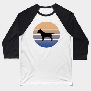 French Bulldog Sunset Baseball T-Shirt